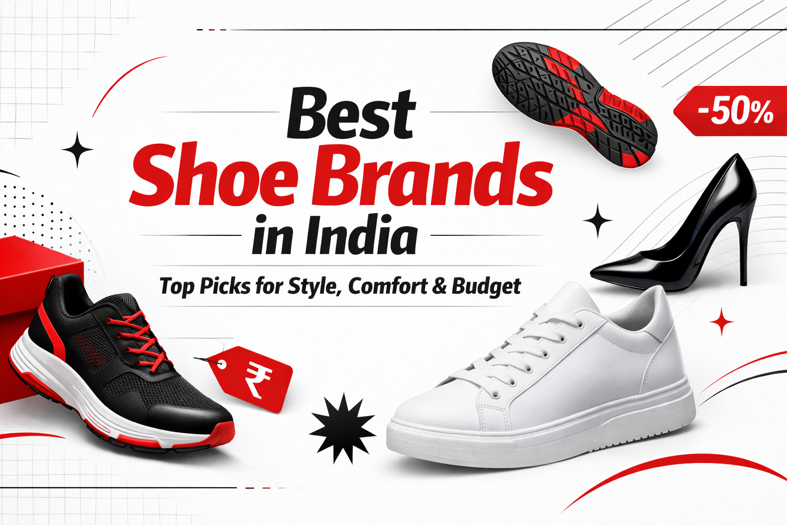Best Shoe Brands in India Top Picks for Style, Comfort & Budget
