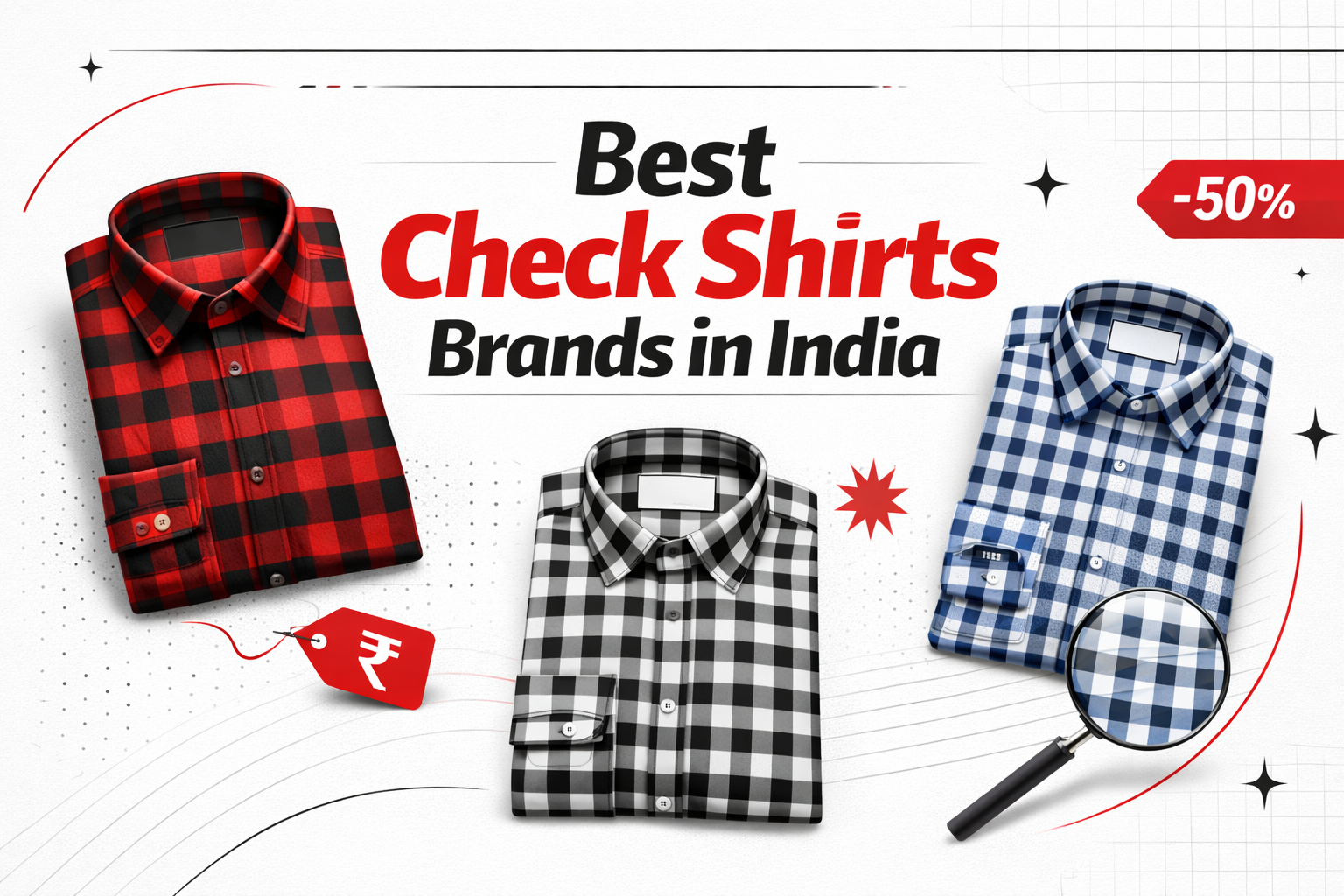 best check shirts brands in india