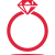 icons8 diamond ring 50