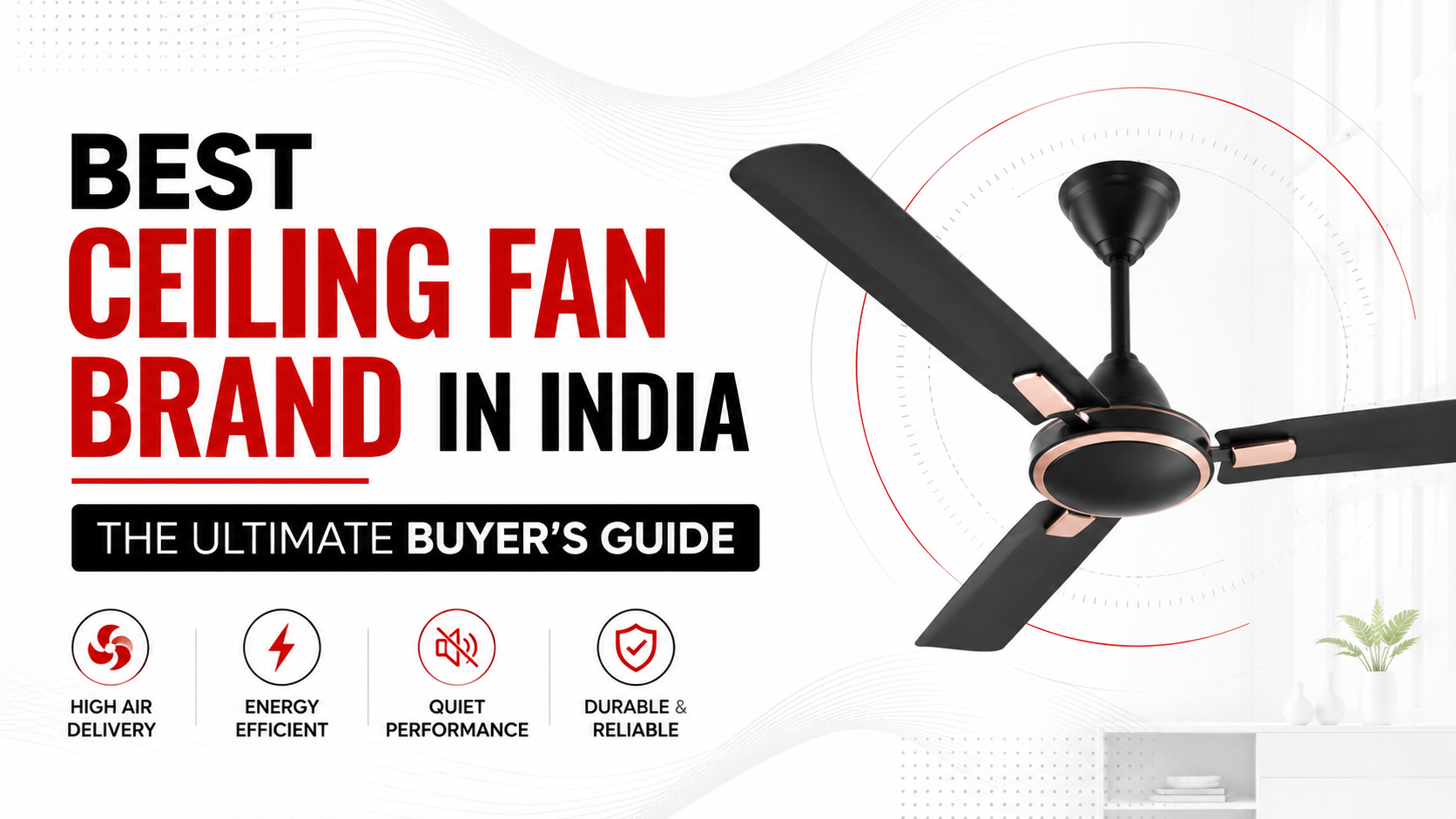 Best Ceiling Fan Brand in India